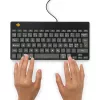 R-Go Tools Ergonoomiline klaviatuur R-Go Compact Break, kompaktne klaviatuur pausitarkvaraga, QWERTY (Põhjamaade), juhtmega, must