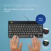R-Go Tools Ergonoomiline klaviatuur R-Go Compact Break, kompaktne klaviatuur pausitarkvaraga, QWERTY (Põhjamaade), juhtmega, must