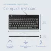 R-Go Tools Ergonoomiline klaviatuur R-Go Compact Break, kompaktne klaviatuur pausitarkvaraga, QWERTY (Põhjamaade), juhtmega, must