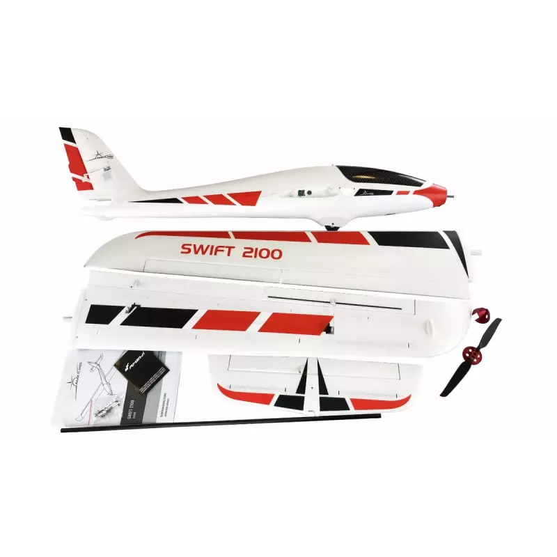 Lennuk Amewi Swift 2100 elektrimootor 1,35 kg vanusele 14+