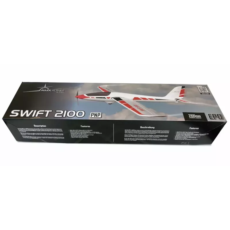 Lennuk Amewi Swift 2100 elektrimootor 1,35 kg vanusele 14+