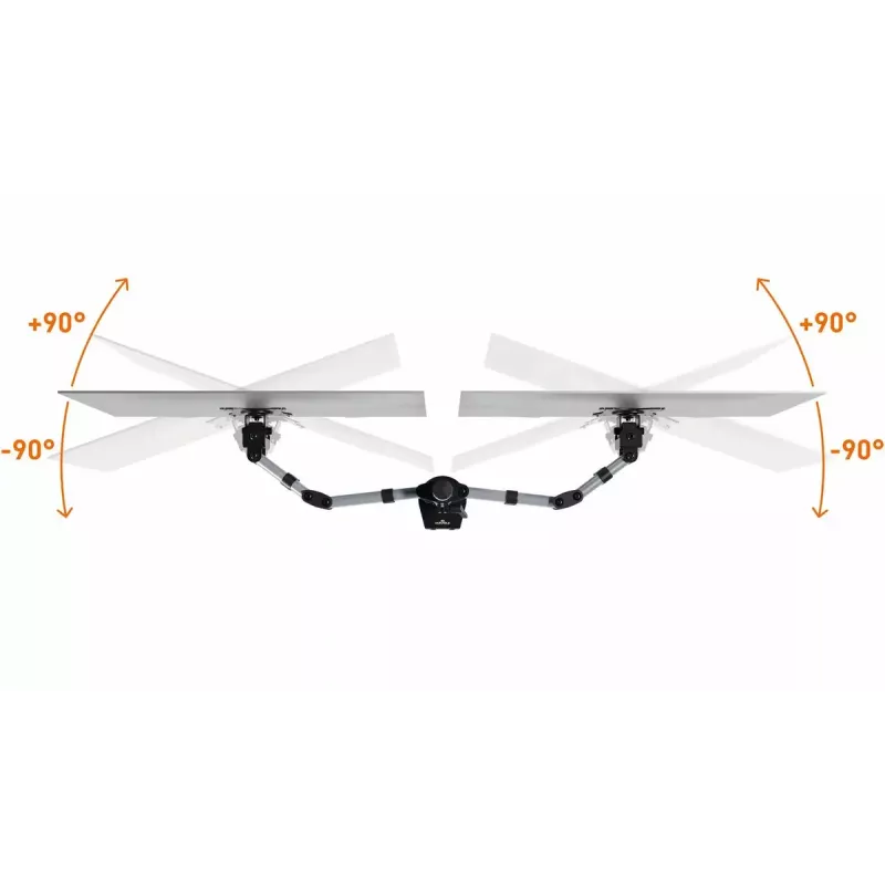 Monitorikinnitus Durable 509523 27-tolline seinale hõbedane klamber 8 kg
