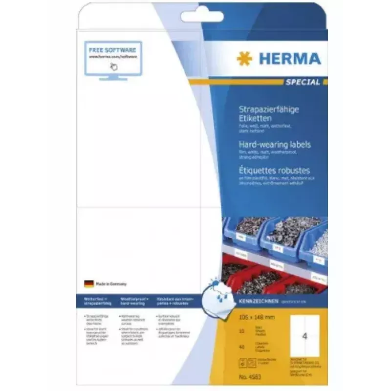 Isakleepuv printerisilt HERMA 4583