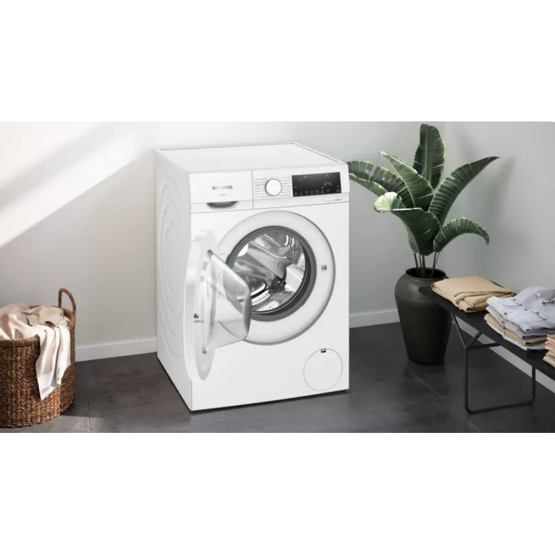 Siemens iQ300 WN34A141 pesumasin-kuivati Eraldiseisev Eestlaetav Valge