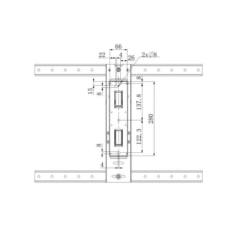 Kinnituskäsi Multibrackets M VESA Flexarm Thin Must