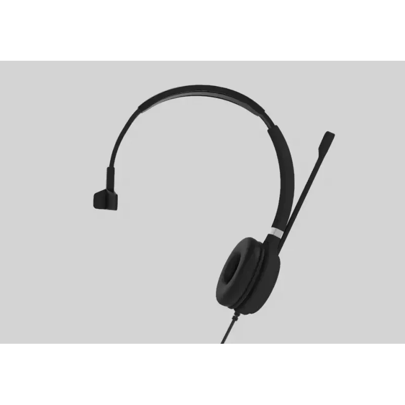 Yealink UH36 Mono Peakomplekt Juhtmega Peakomplekt Peakomplekti sang Kontor/Kõnekeskus USB Type-A Must, Hõbedane