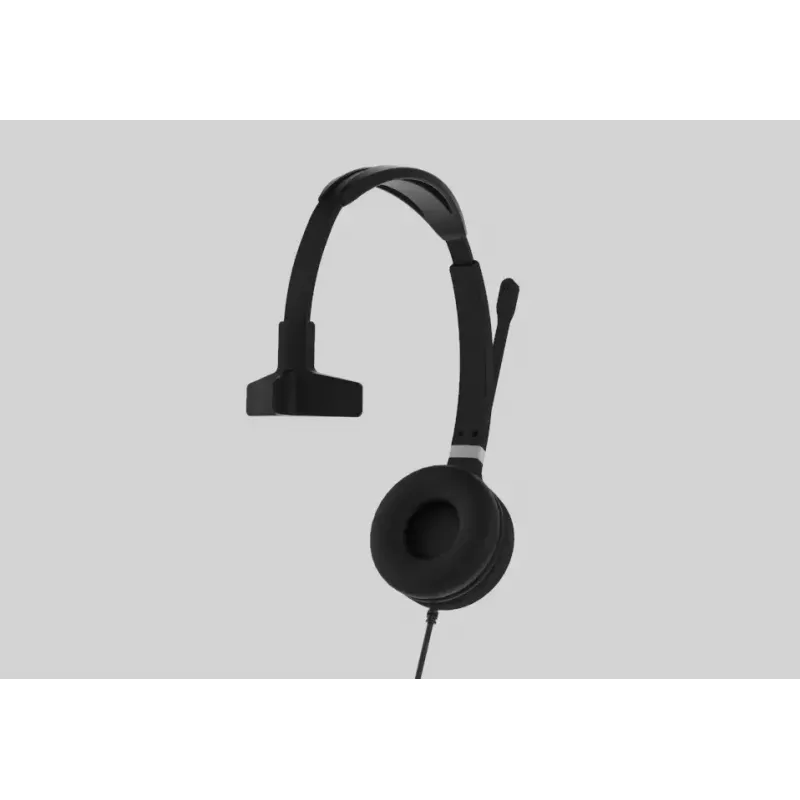 Yealink UH36 Mono Peakomplekt Juhtmega Peakomplekt Peakomplekti sang Kontor/Kõnekeskus USB Type-A Must, Hõbedane