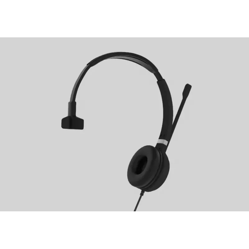 Yealink UH36 Mono Peakomplekt Juhtmega Peakomplekt Peakomplekti sang Kontor/Kõnekeskus USB Type-A Must, Hõbedane