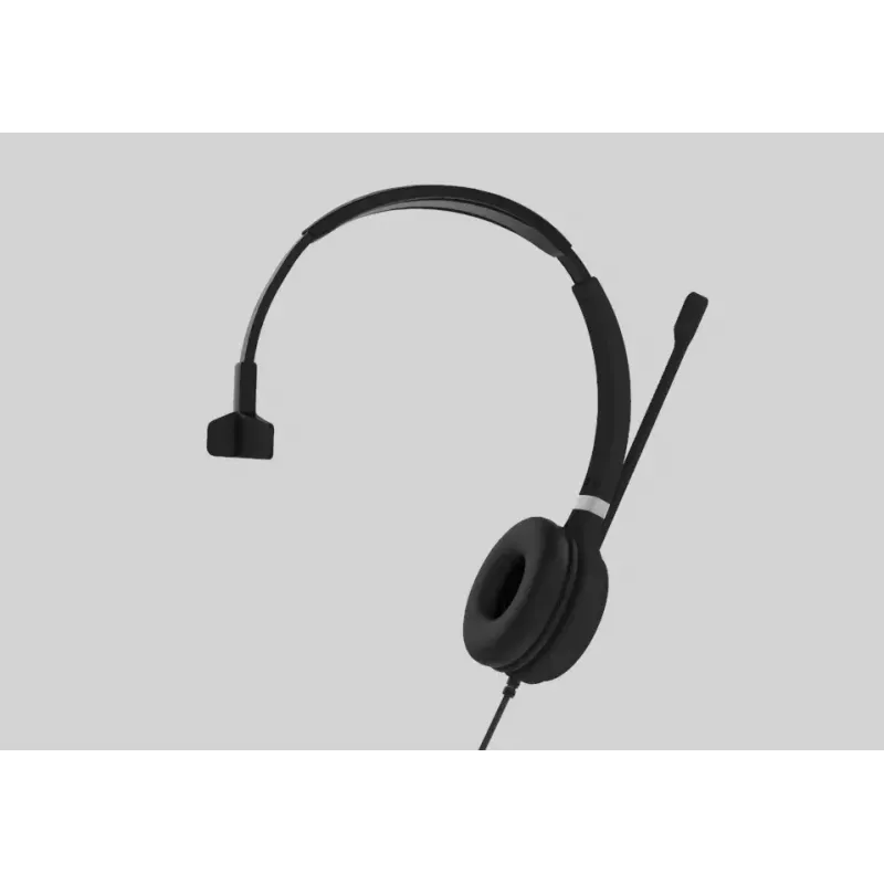 Yealink UH36 Mono Peakomplekt Juhtmega Peakomplekt Peakomplekti sang Kontor/Kõnekeskus USB Type-A Must, Hõbedane