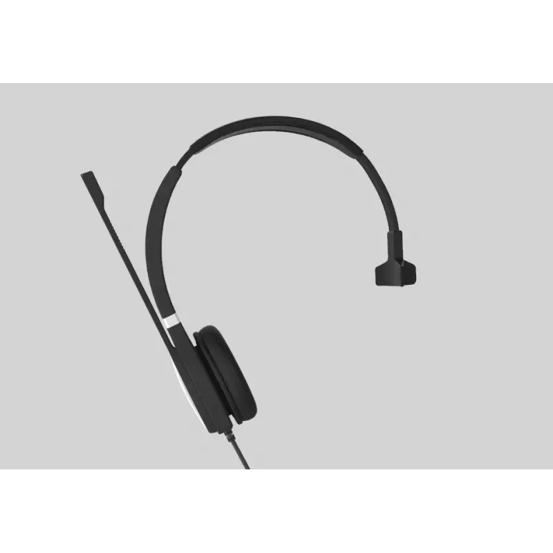 Yealink UH36 Mono Peakomplekt Juhtmega Peakomplekt Peakomplekti sang Kontor/Kõnekeskus USB Type-A Must, Hõbedane