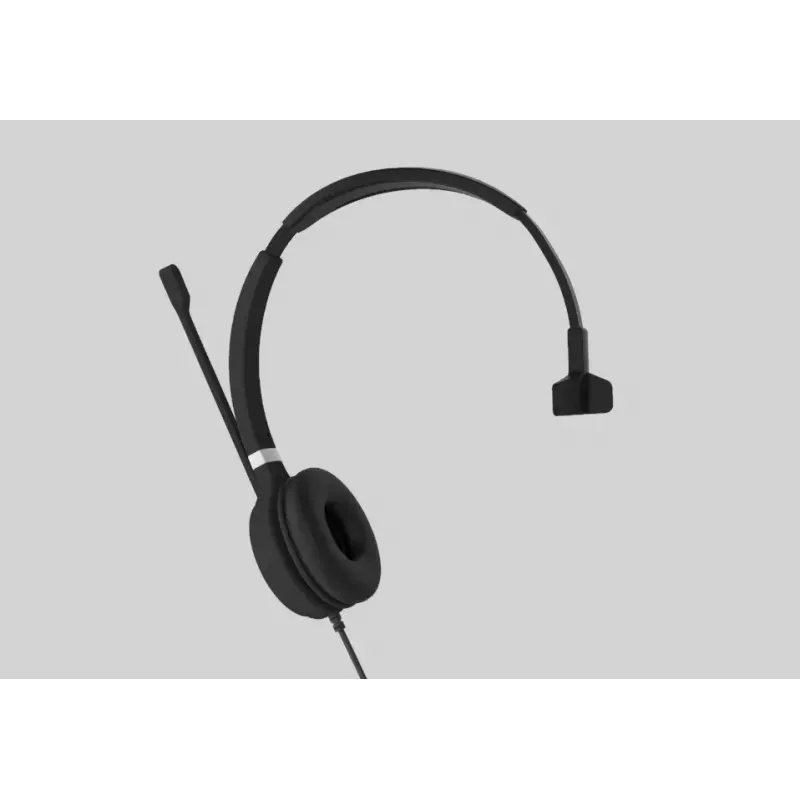 Yealink UH36 Mono Peakomplekt Juhtmega Peakomplekt Peakomplekti sang Kontor/Kõnekeskus USB Type-A Must, Hõbedane