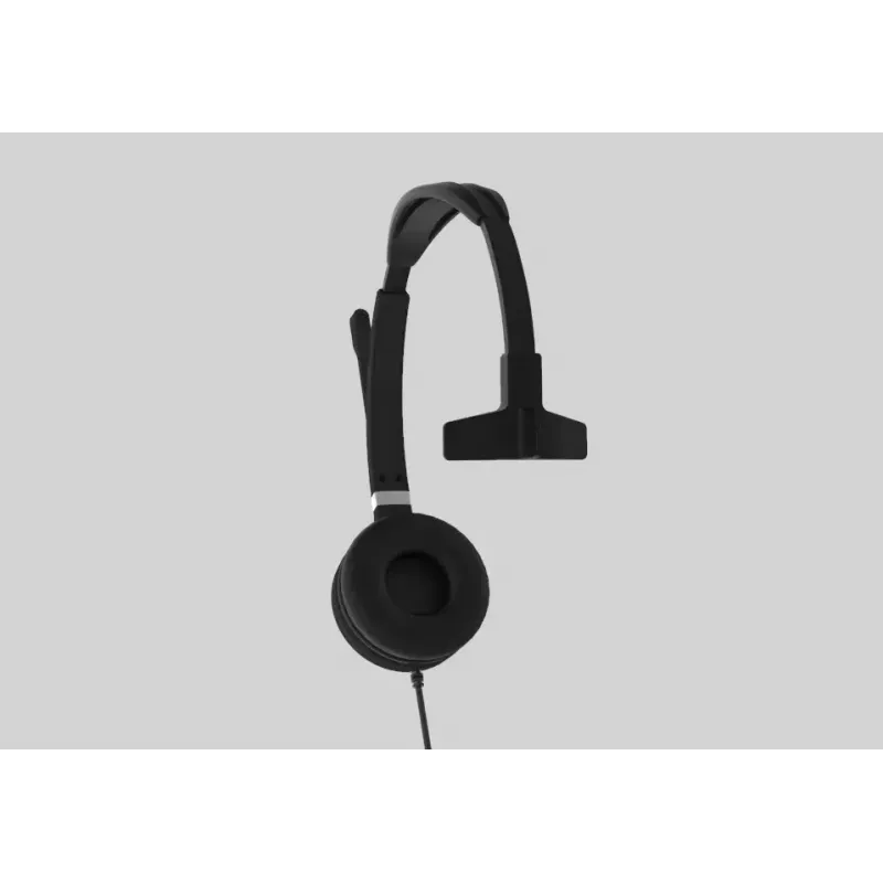 Yealink UH36 Mono Peakomplekt Juhtmega Peakomplekt Peakomplekti sang Kontor/Kõnekeskus USB Type-A Must, Hõbedane
