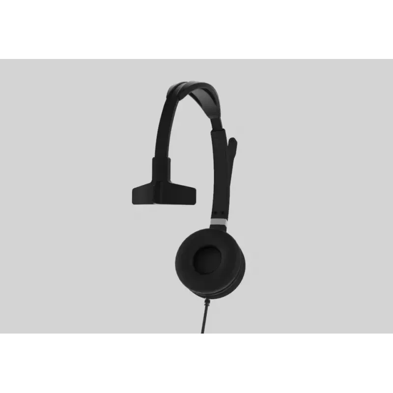 Yealink UH36 Mono Peakomplekt Juhtmega Peakomplekt Peakomplekti sang Kontor/Kõnekeskus USB Type-A Must, Hõbedane