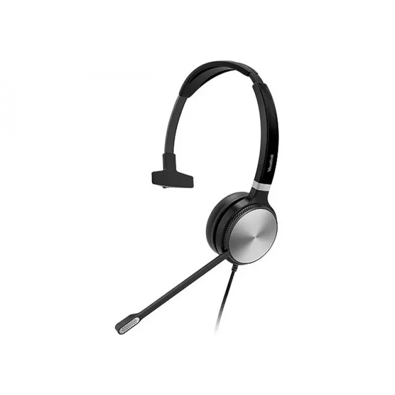 Yealink UH36 Mono Peakomplekt Juhtmega Peakomplekt Peakomplekti sang Kontor/Kõnekeskus USB Type-A Must, Hõbedane