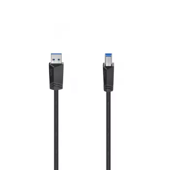Hama 00200625 USB-kaabel USB 3.2 Gen 1 (3.1 Gen 1) 1,5 m USB A USB B Must