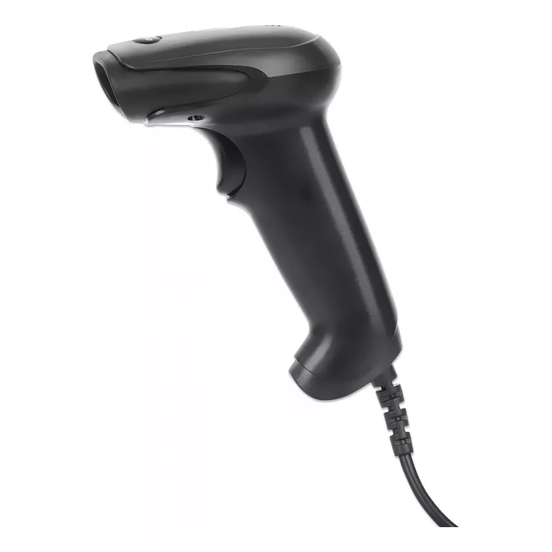 Manhattan Contact CCD käsivöötkoodiskanner, USB, 60 mm skaneerimislaius, kaabel 152 cm, max ümbritsev valgus 5000 luksi (päikesevalgus), must, kolmeaastane garantii