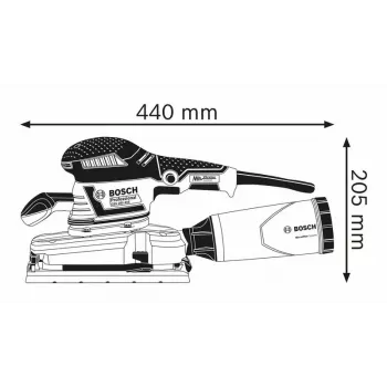 Bosch 0 601 292 901 kaasaskantav lihvija Orbitaallihvija 11000 p/min 22000 võnkumist/min
