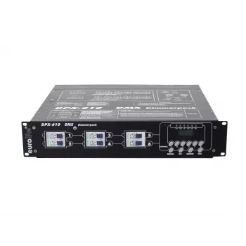 Lavavalgustuse kontroller Eurolite 70064120 6 kanalit must