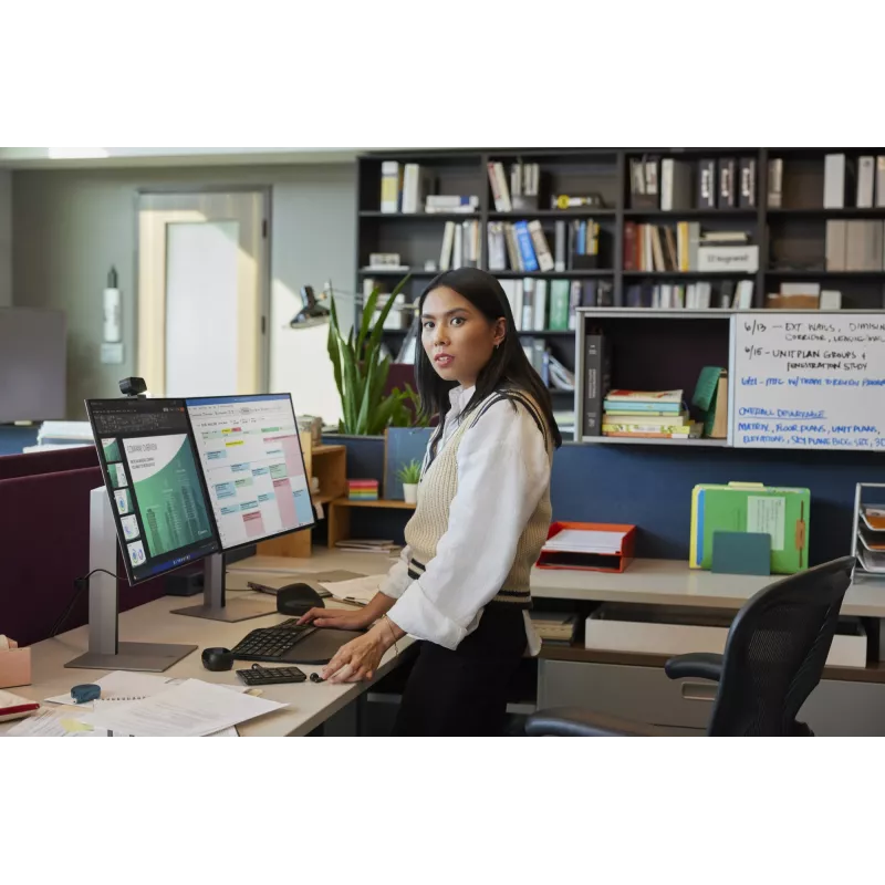 HP Series 7 Pro 24-tolline WUXGA monitor - 724pn, 61 cm (24 tolli), 1920 x 1200 pikslit, WUXGA, LCD, 5 ms, hõbedane