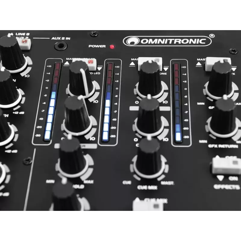 Omnitronic CM-5300 mikser 5 kanalit 20 - 20000 Hz Must