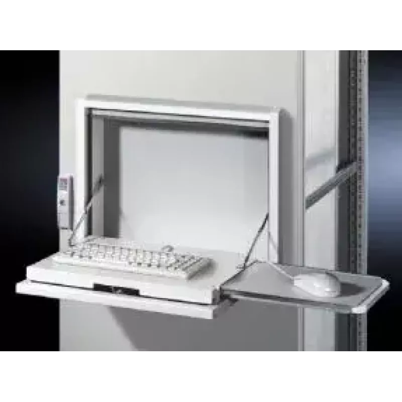 Seinale paigaldatav korpus Rittal SZ 2379.600 — 8U rack, valge, alumiinium/teras, 482,6×126×355 mm
