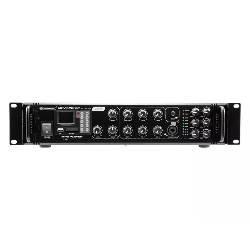 Helivõimendi Omnitronic 80709782 180W A/B-klass Must