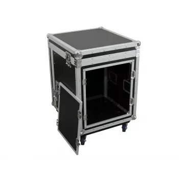 Flight case Roadinger 3010999N vineer Must Hõbedane 27.4 kg