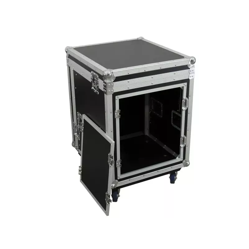 Flight case Roadinger 3010999N vineer Must Hõbedane 27.4 kg