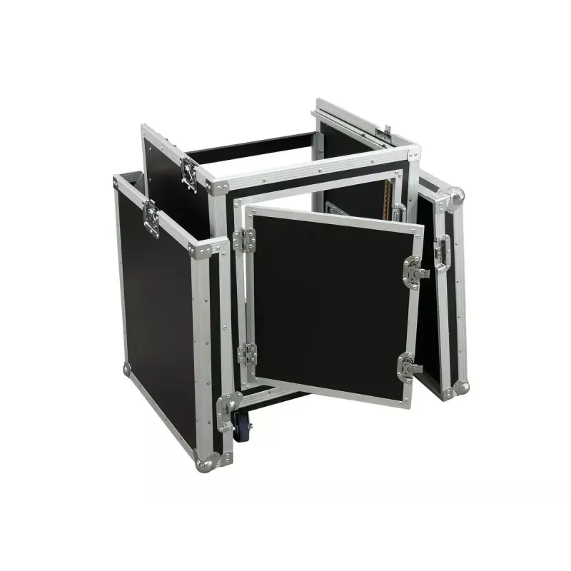 Flight case Roadinger 3010999N vineer Must Hõbedane 27.4 kg
