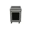 Flight case Roadinger 3010999N vineer Must Hõbedane 27.4 kg