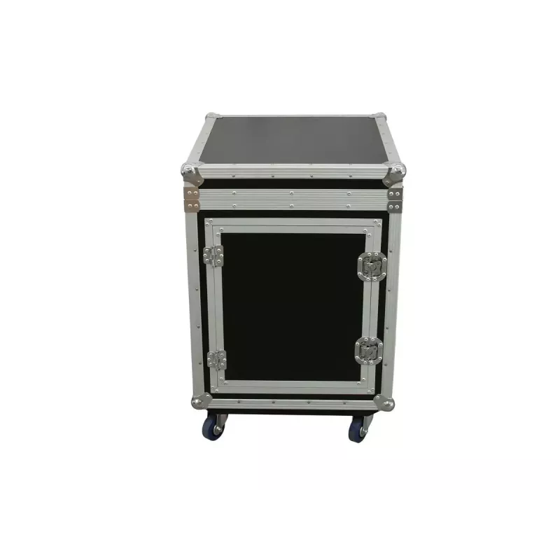 Flight case Roadinger 3010999N vineer Must Hõbedane 27.4 kg