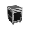 Flight case Roadinger 3010999N vineer Must Hõbedane 27.4 kg