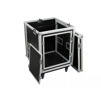 Flight case Roadinger 3010999N vineer Must Hõbedane 27.4 kg