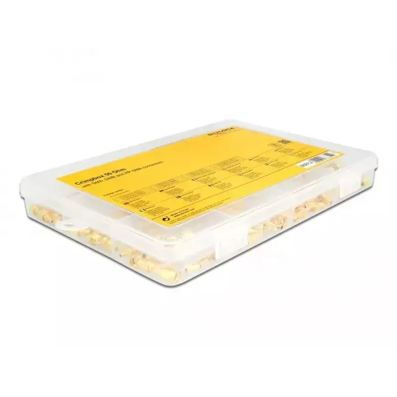 Juhtmepistikud DeLOCK 66812 SMA SMB RP-SMA Kuld