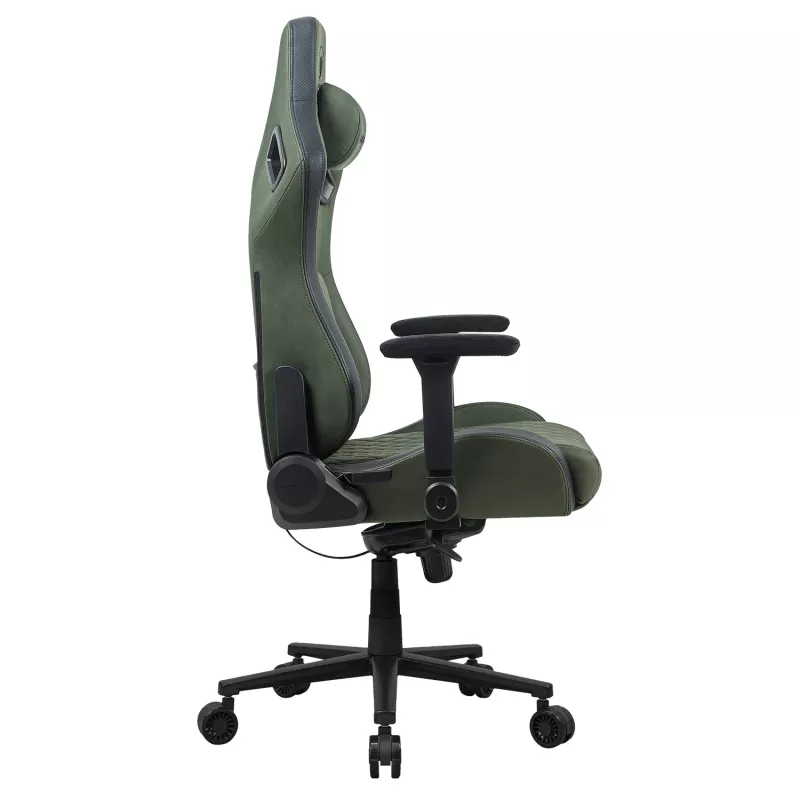 Universaalne mängutool Cougar DEFENSOR S ARMY roheline F — polsterdatud iste, max 150 kg, L 760 × S 690 mm, K 129,5–137 cm