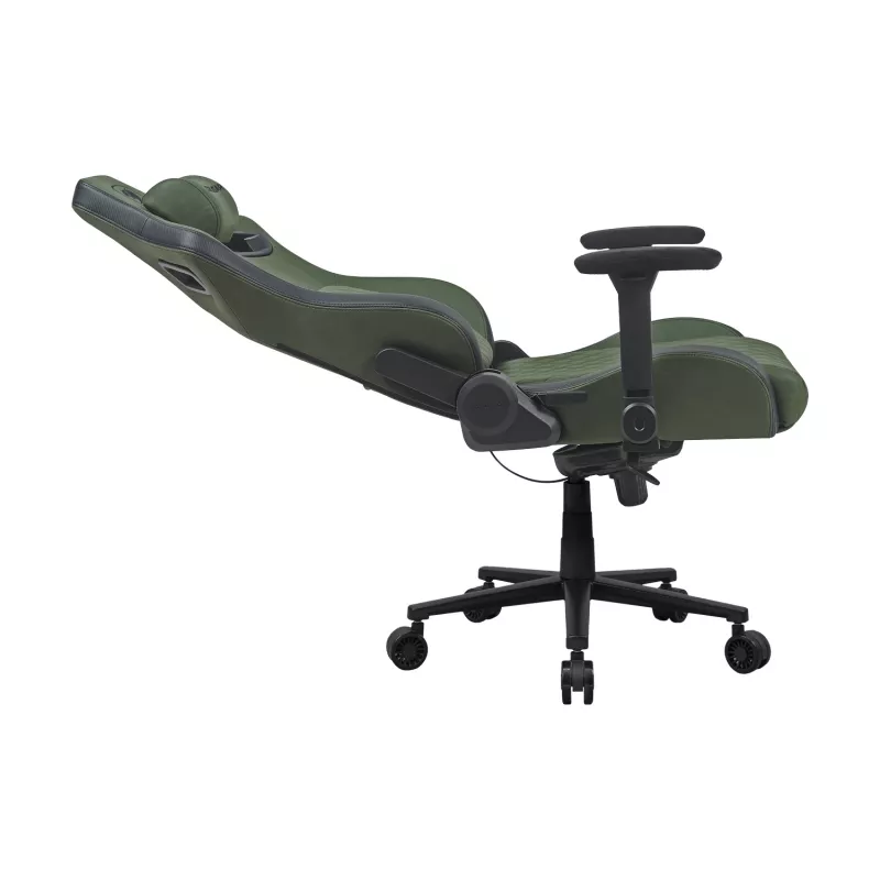 Universaalne mängutool Cougar DEFENSOR S ARMY roheline F — polsterdatud iste, max 150 kg, L 760 × S 690 mm, K 129,5–137 cm