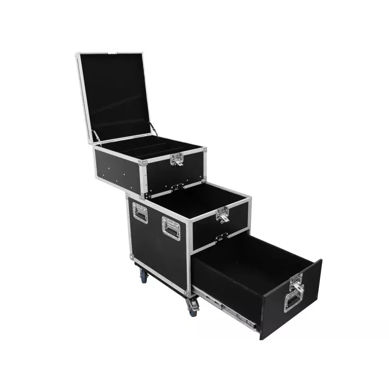 Transpordikohver Roadinger 30126430 vineer 38 kg must hõbedane