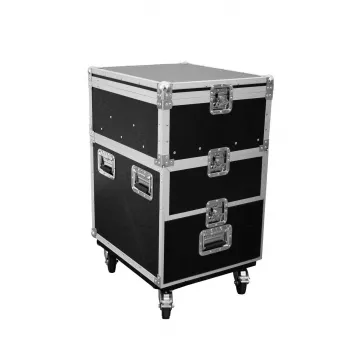 Transpordikohver Roadinger 30126430 vineer 38 kg must hõbedane