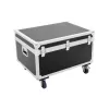 Flight case Roadinger 30126766 vineer Must Hõbedane 22,8 kg