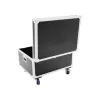 Flight case Roadinger 30126766 vineer Must Hõbedane 22,8 kg