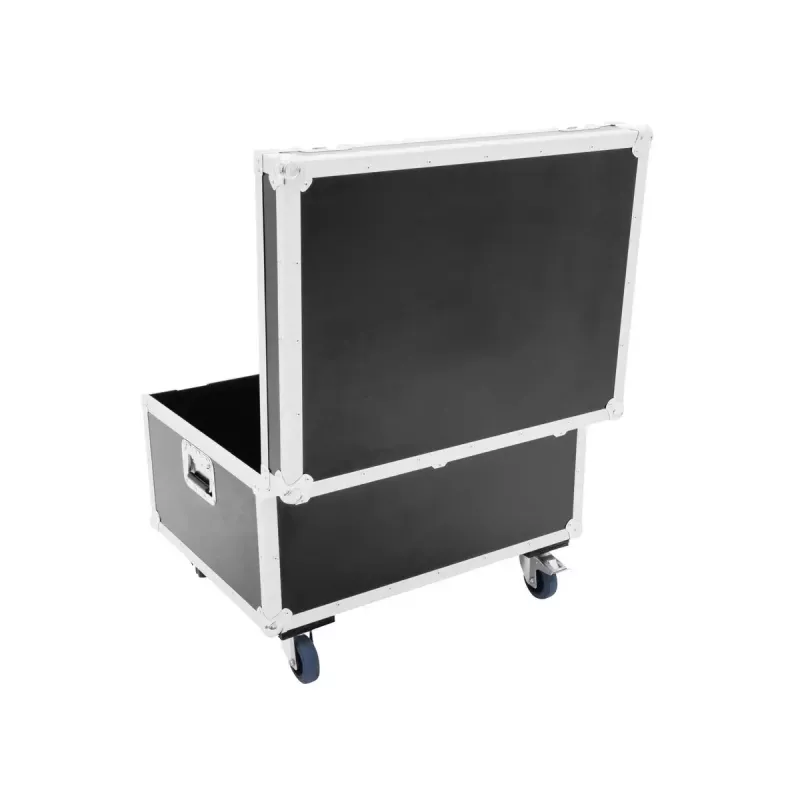 Flight case Roadinger 30126766 vineer Must Hõbedane 22,8 kg