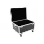 Flight case Roadinger 30126766 vineer Must Hõbedane 22,8 kg