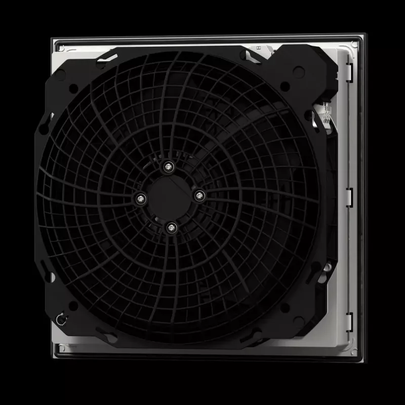 Rack-mounted fan unit Rittal 3244.900 — 1 fan, 867 m³/h, plastik housing, hall