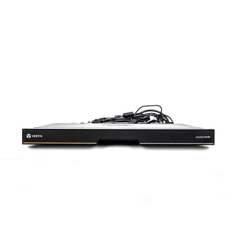 Vertiv Avocent LRA185KMM-205 riiulikonsool 48,3 cm (19 tolli) 1366 x 768 pikslit Plast, teras Must 1U