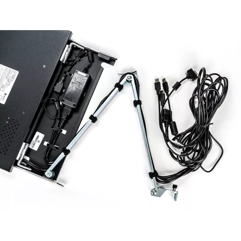 Vertiv Avocent LRA185KMM-205 riiulikonsool 48,3 cm (19 tolli) 1366 x 768 pikslit Plast, teras Must 1U