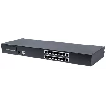 Intellinet Modulaarne 16-pordiline CAT5 VGA KVM-lüliti, kasutamiseks tootenumbritega 507622, 507738, 507981, 507998, 508025, 508032, 508049 ja 508056