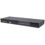 Intellinet Modulaarne 16-pordiline CAT5 VGA KVM-lüliti, kasutamiseks tootenumbritega 507622, 507738, 507981, 507998, 508025, 508032, 508049 ja 508056
