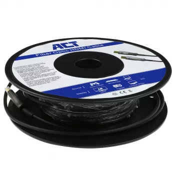 ACT 50 meetrit HDMI Premium 4K aktiivne optiline kaabel v2.0 HDMI-A-pistik - HDMI-A-pistik