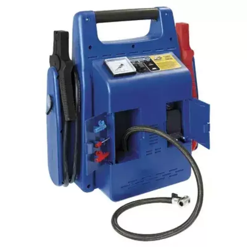 GYS Gyspack Air 3-ühes käivitusabi, 12 V, 480 A, kompressori ja 230 V inverteriga