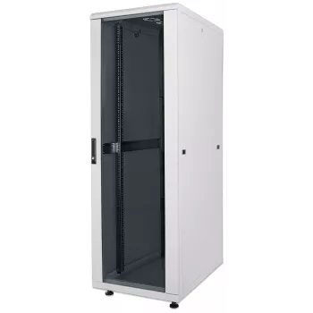 Intellinet 19-tolline võrgukapp - vabalt seisev, 26U, 600x600mm (laius x sügavus), hall, lamedas pakendis, maks 1500kg, mitmepunktiline ukselukk, üks lukk küljepaneeli kohta, kasutatav sügavus 123 kuni 373mm, IP20-reitinguga, rack, teras